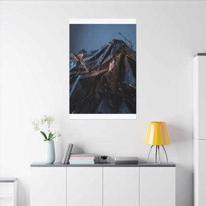 Paper Fold Broken Beauty Canvas Art | Philosophical Kintsugi Art