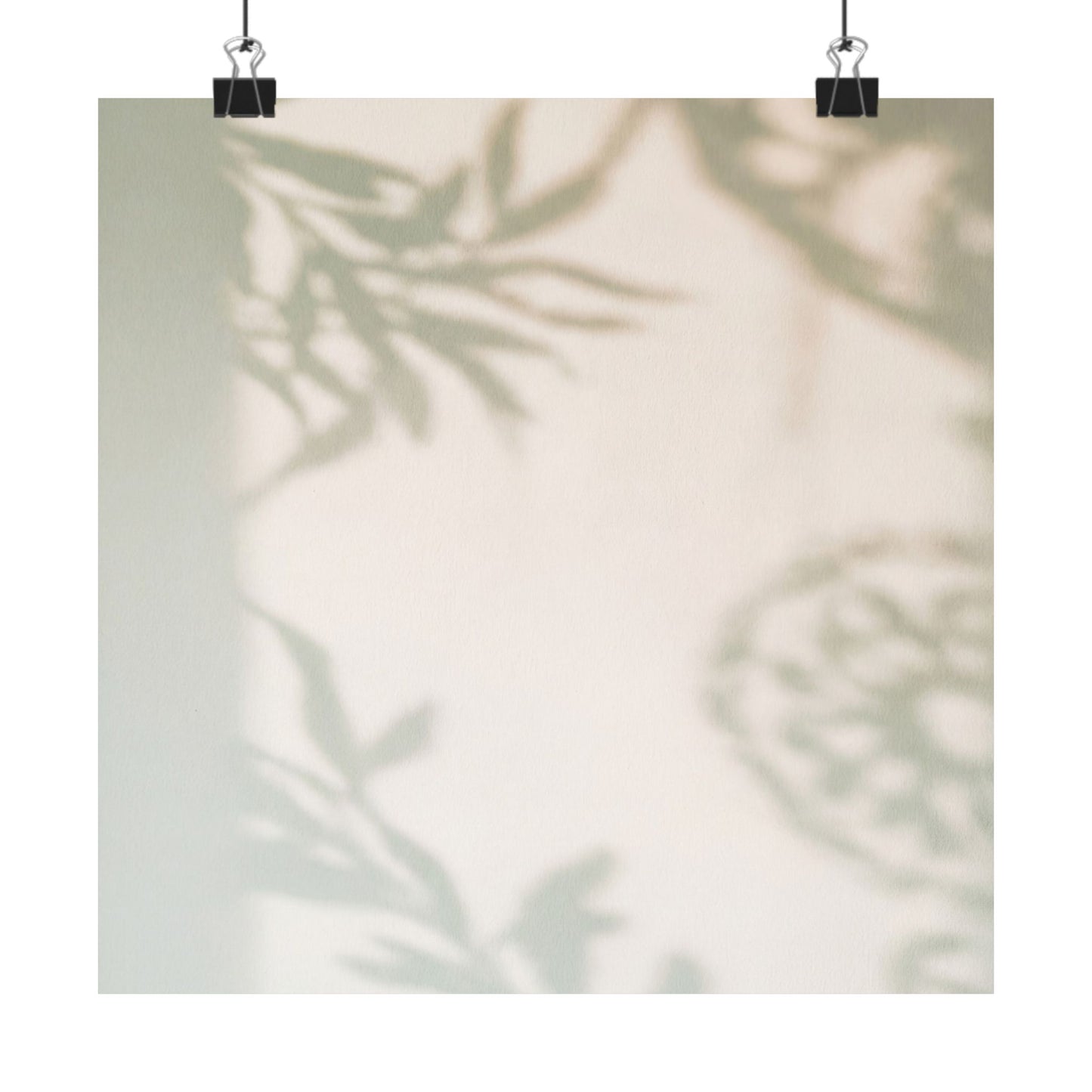 Cozy Shadow Play Wall Art Print - Japanese Pattern Japandi Art Print