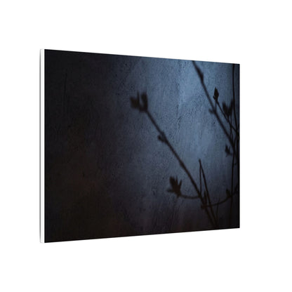 Shadow Play Canvas Art | Spring Dark Japandi Moody Minimal Art