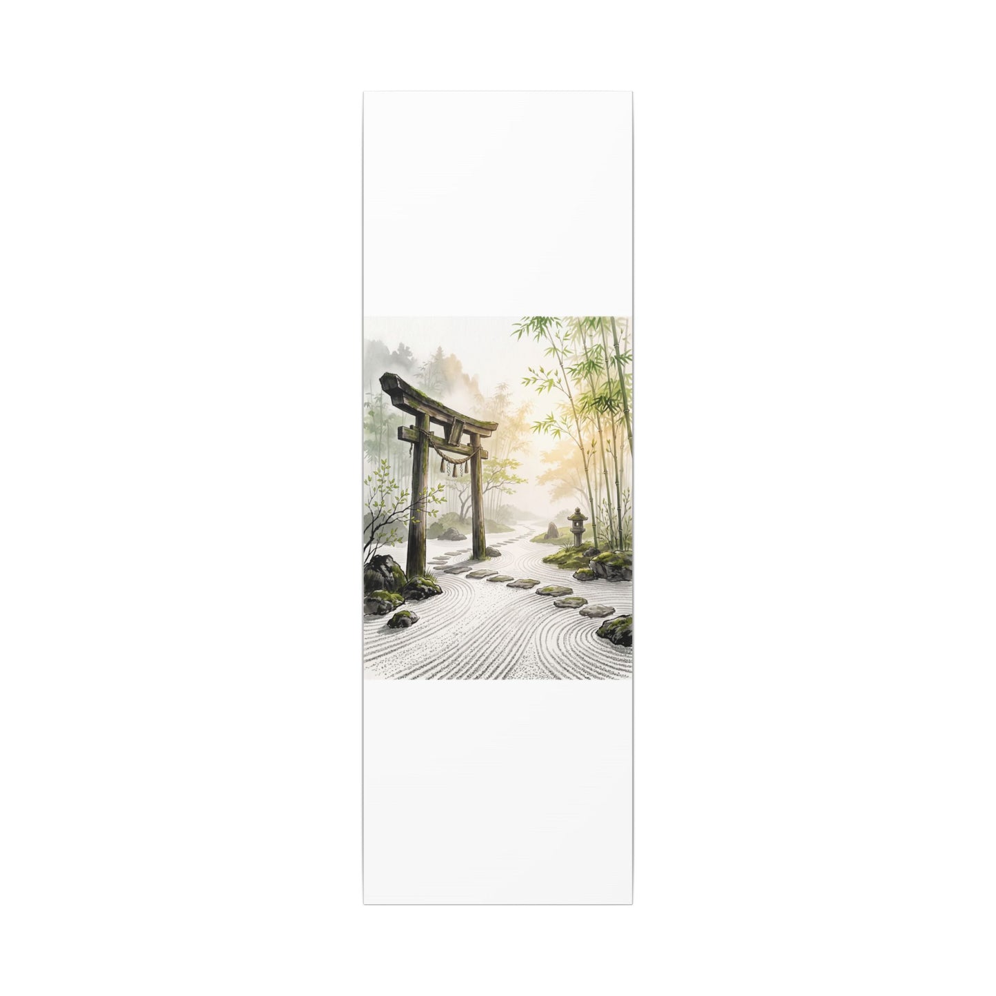 Peaceful Torii Gate Canvas Art - Karesansui Zen