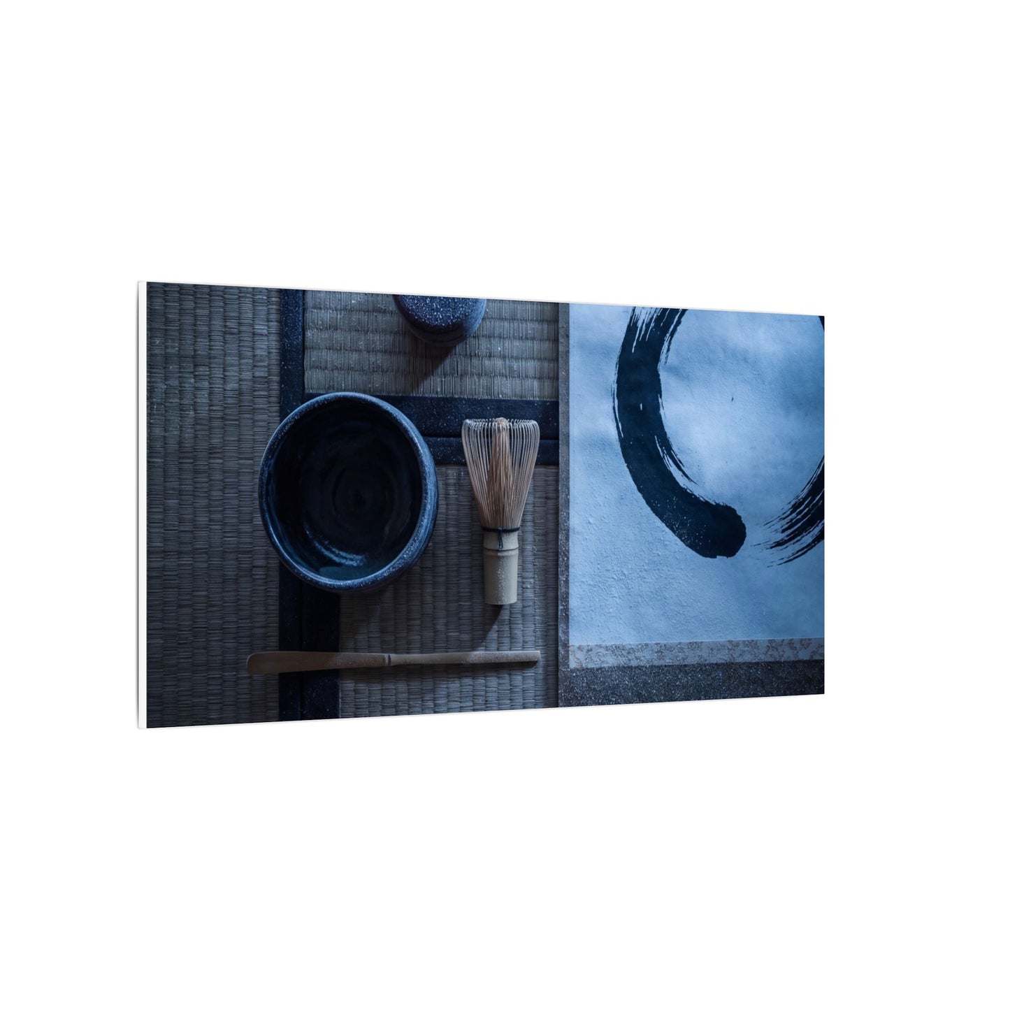 Tea Ceremony Enso Canvas Art | Calm Zen Art