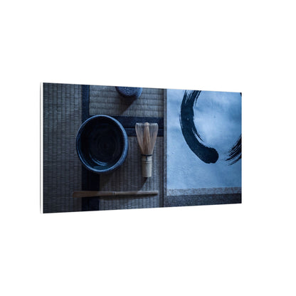 Tea Ceremony Enso Canvas Art | Calm Zen Art