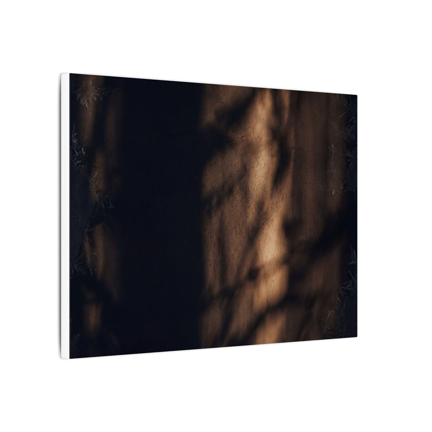 Winter Shadow Play Moody Minimal Canvas Art | Luxurious Decor