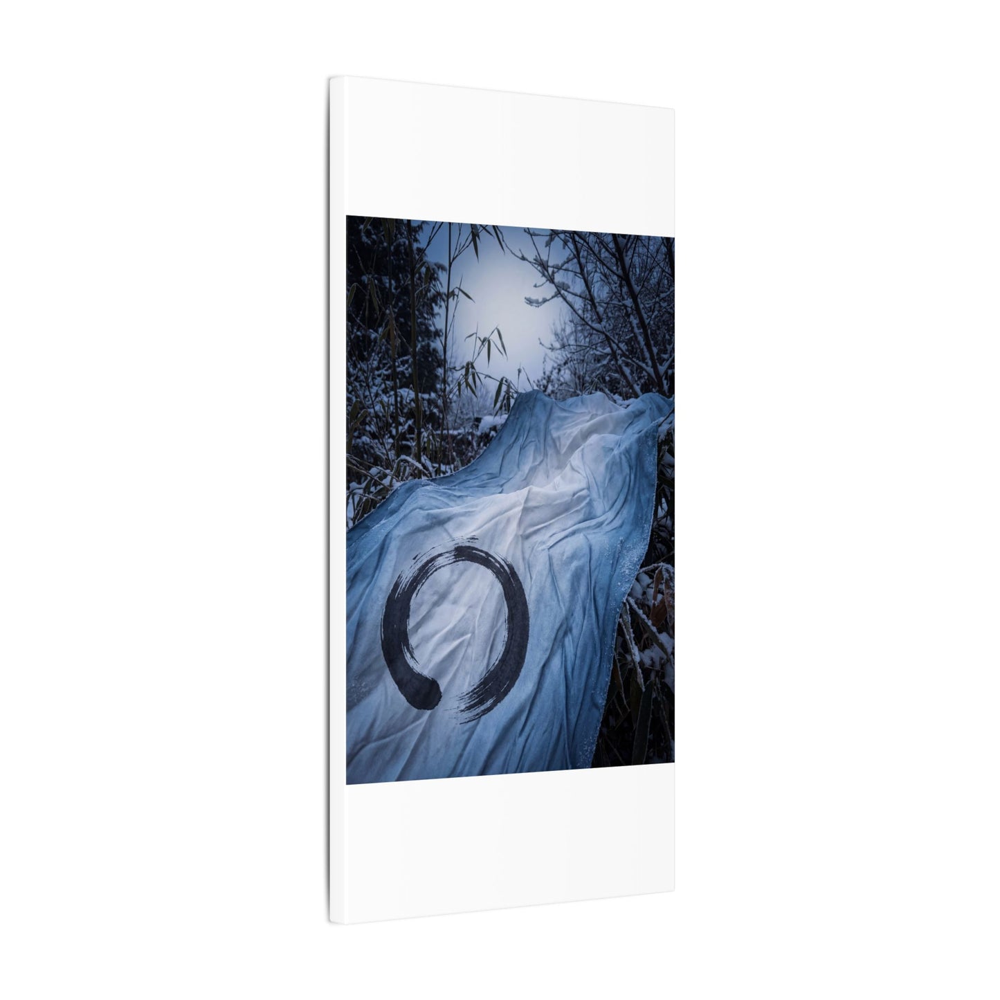 Moonlight Silk Drape Canvas Art - Zen Datsuzoku