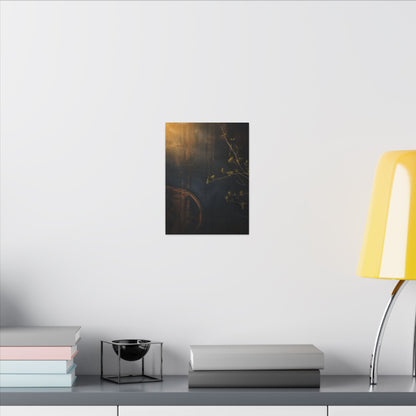 Spring Rust Patina Dark Texture Canvas Art | Moody Decor