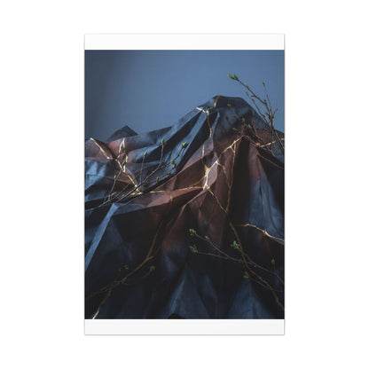 Paper Fold Broken Beauty Canvas Art | Philosophical Kintsugi Art