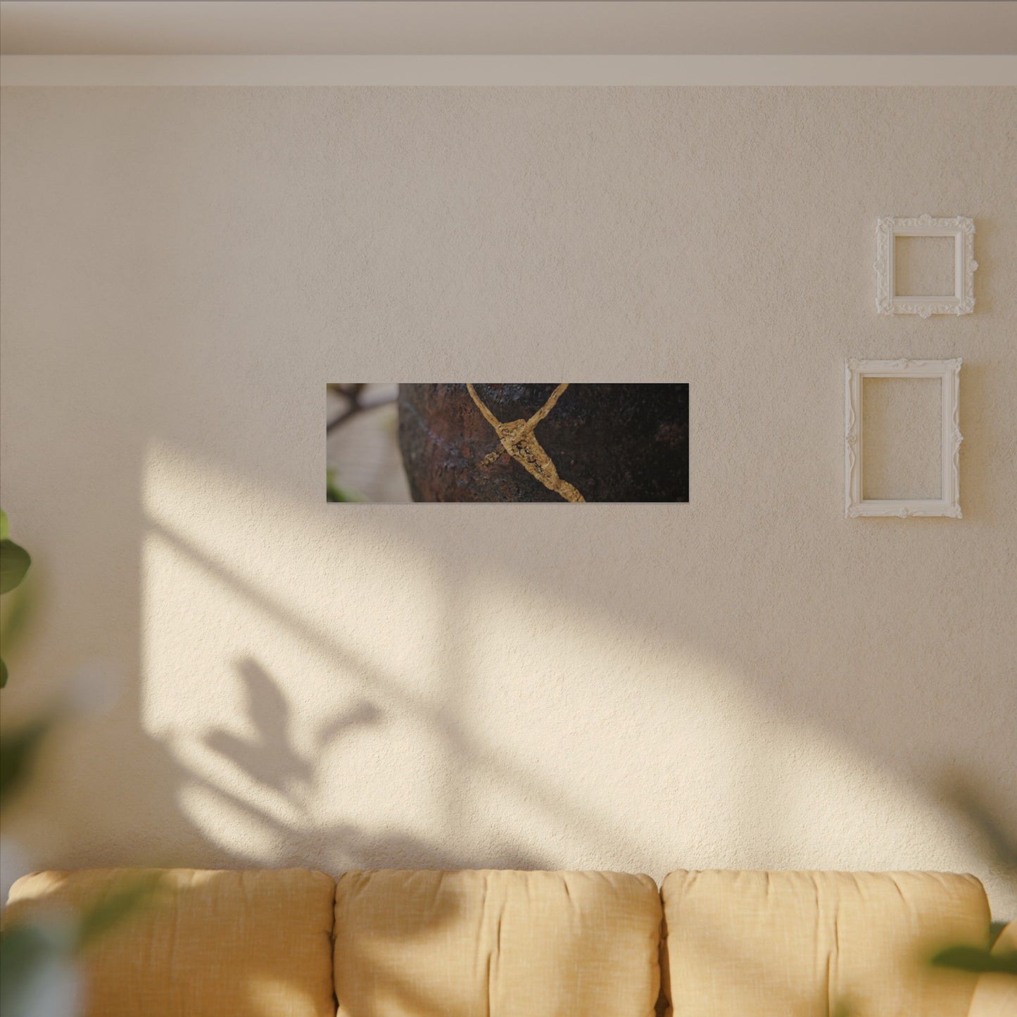 Dawn Tea Ceremony Canvas Art - Kintsugi Mono No Aware