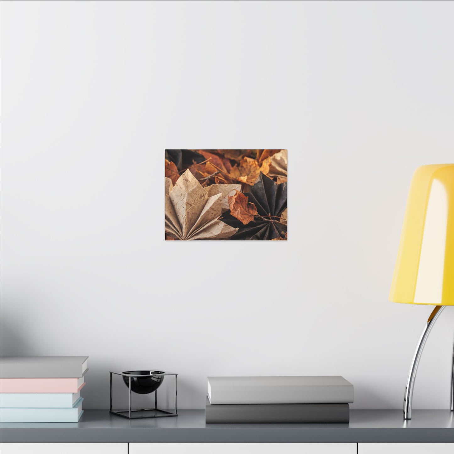 Paper Fold Texture Canvas Art | Elegant Japandi Art
