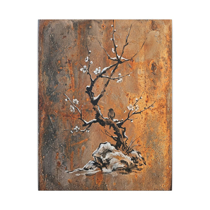Datsuzoku Rust Patina Canvas Art - Zen Sumi E