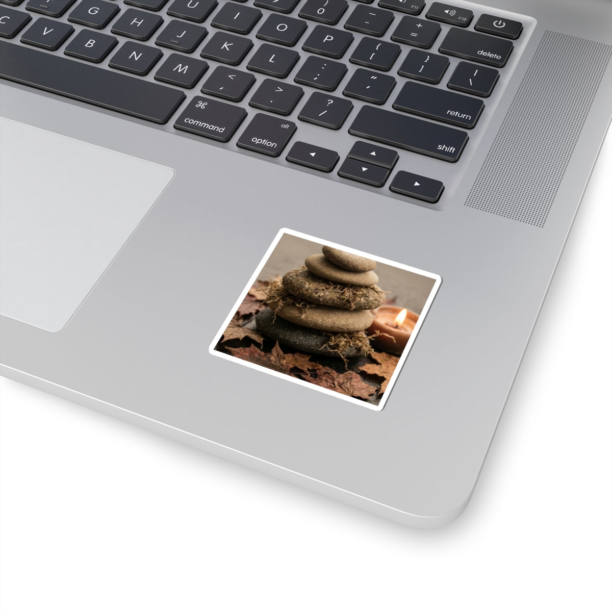 Candlelight River Stones Sticker - Japandi Seijaku