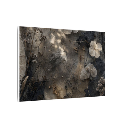 Winter Dried Flowers Texture Canvas Art | Elegant Decor
