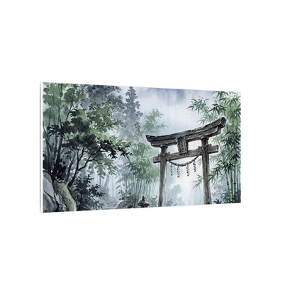 Moonlight Torii Gate Canvas Art - Zen Fukinsei