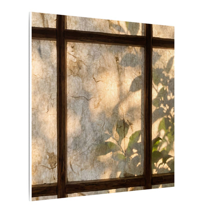 Golden Hour Shoji Screen Canvas Art - Japandi Mono No Aware