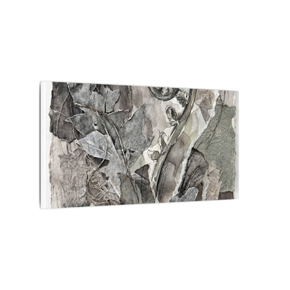 Japandi Fern Unfurling in Overcast | Texture Canvas Art