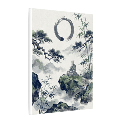 Zen Sumi-e Canvas Art