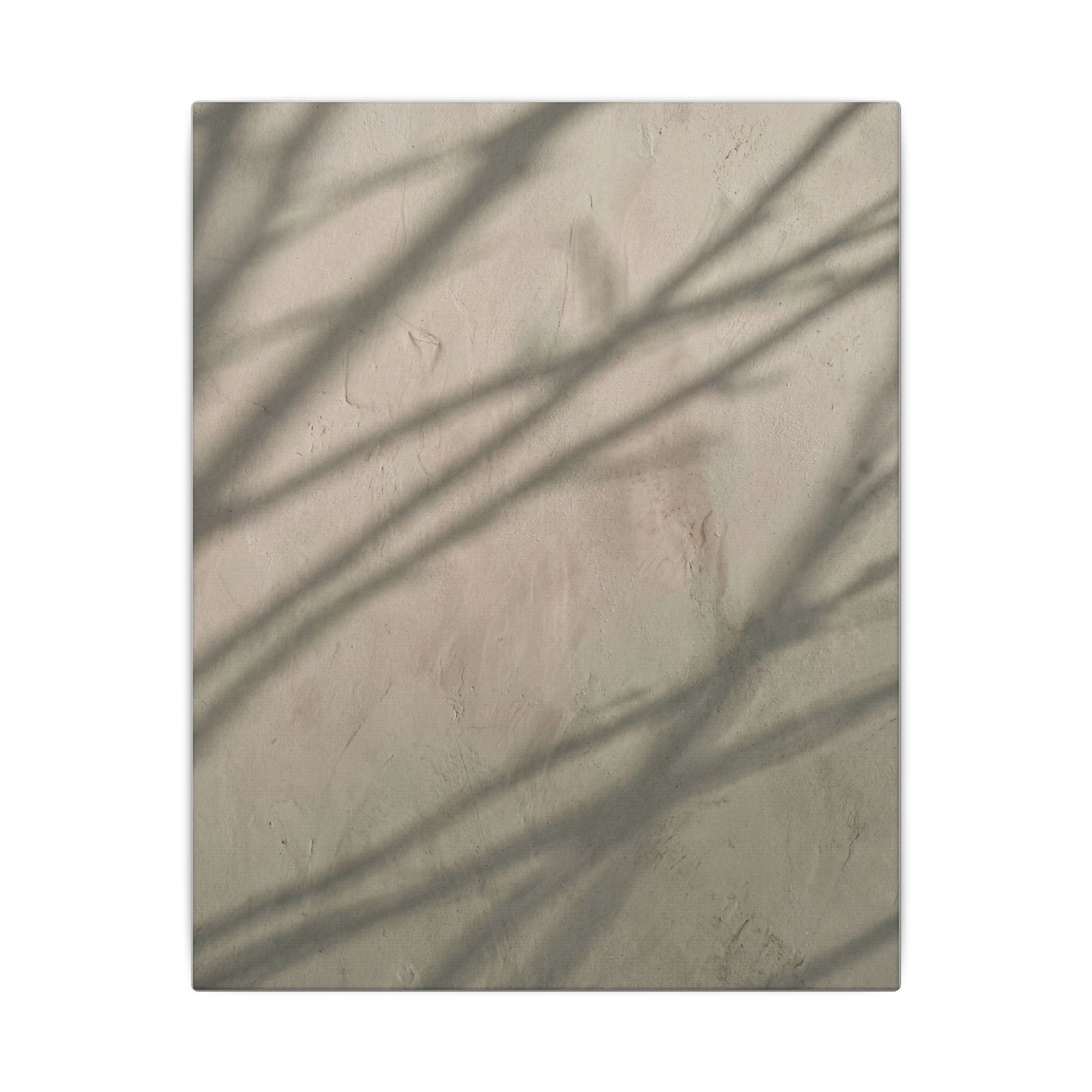 Shadow Play Japanese Pattern Canvas Art | Warm Japandi Art