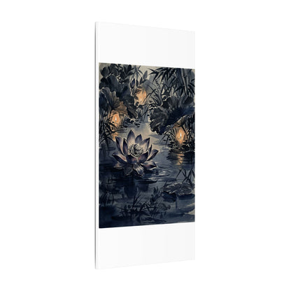 Fukinsei Lotus Flower Canvas Art - Zen Sumi E