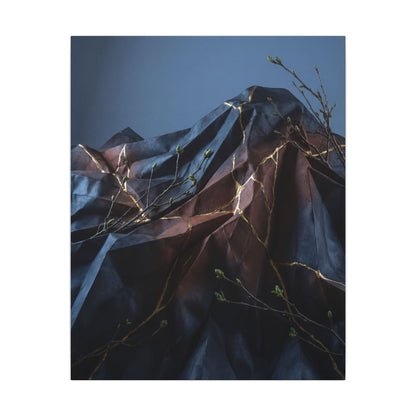 Paper Fold Broken Beauty Canvas Art | Philosophical Kintsugi Art