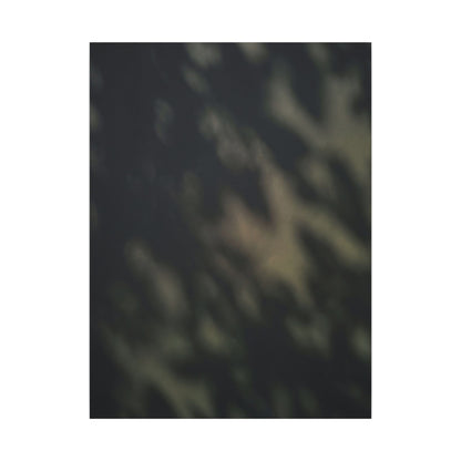 Dappled Shadow Play Canvas Art - Dark Japandi Ma