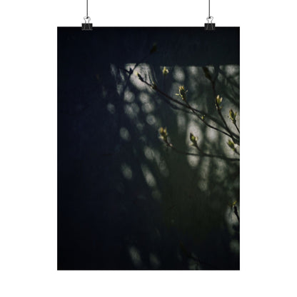 Shoji Screen Wall Art Print | Spring Dark Japandi Moody Minimal Art Art Print