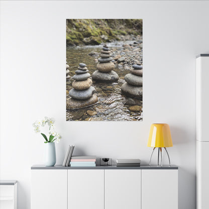 Bamboo Grove Winter Canvas Art | Zen Serene Design