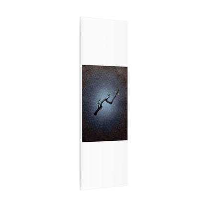 Ink Brushstroke Canvas Art | Spring Dark Japandi Moody Minimal Art