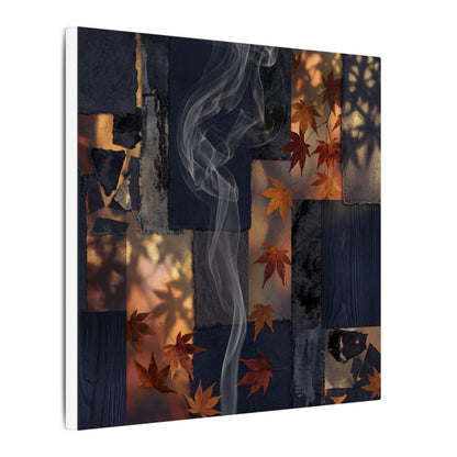 Autumn Incense Smoke Dark Texture Canvas Art | Sophisticated Decor