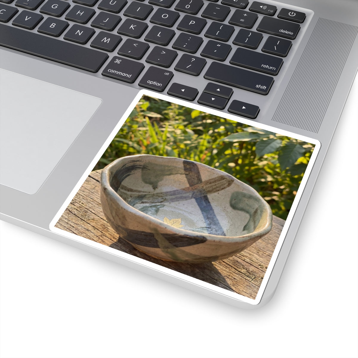 Golden Hour Ceramic Bowl Sticker - Japandi Datsuzoku Art Print