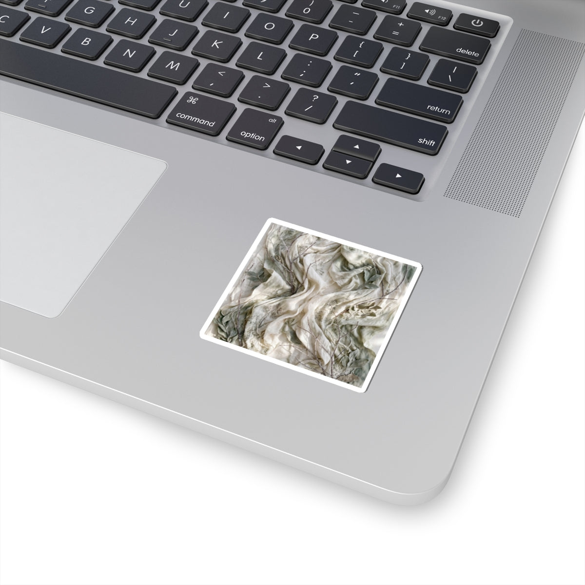 Silk Drape Texture Sticker | Elegant Japandi Art