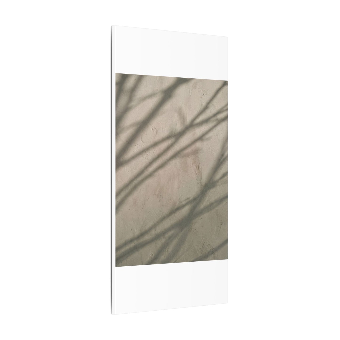 Shadow Play Japanese Pattern Canvas Art | Warm Japandi Art