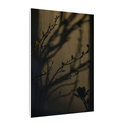 Seijaku Shadow Play Canvas Art - Dark Japandi Charcoal Ink