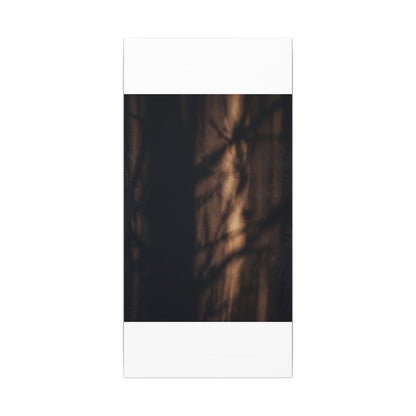 Winter Shadow Play Moody Minimal Canvas Art | Luxurious Decor