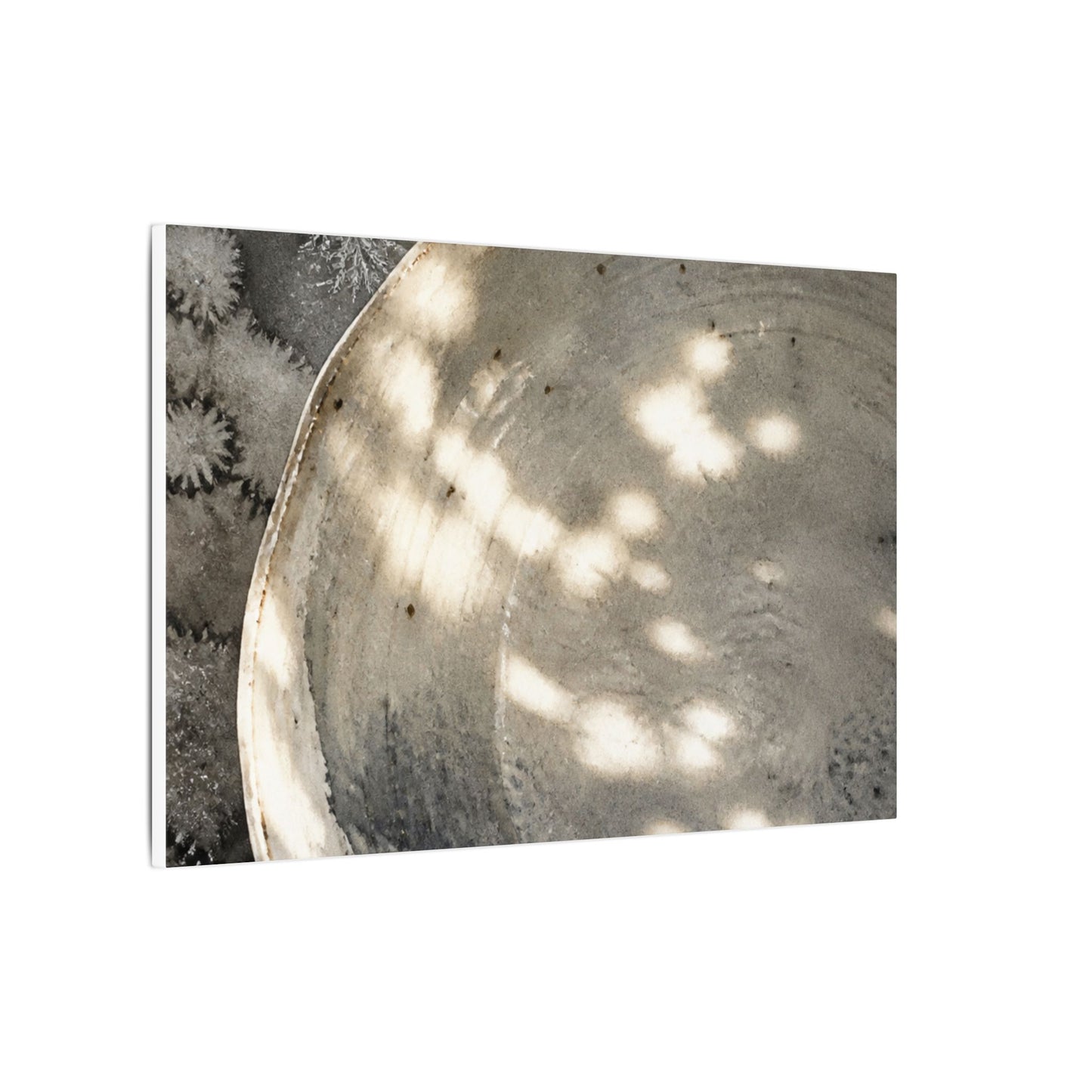 Ceramic Bowl Watercolor Canvas Art | Warm Japandi Art