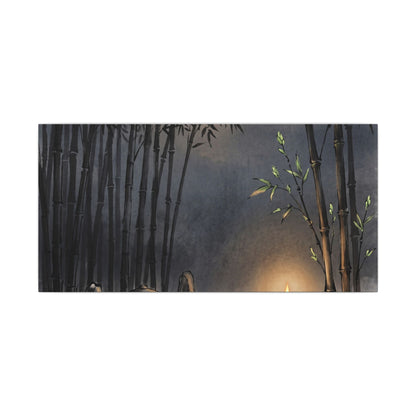 Tranquil Bamboo Grove Canvas Art - Karesansui Zen