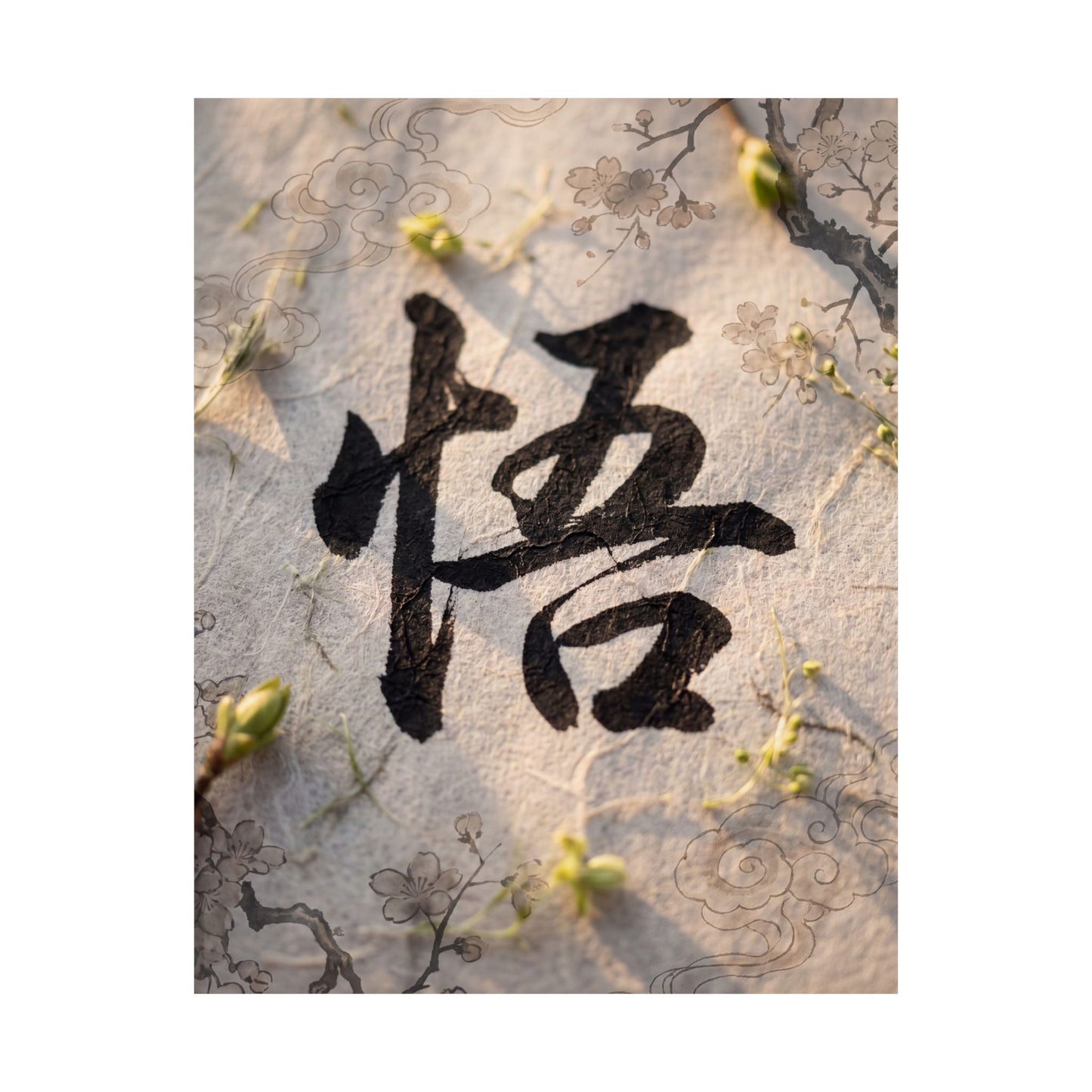 Art Wall Art Print | Spring Zen Ukiyo E Inspired Art