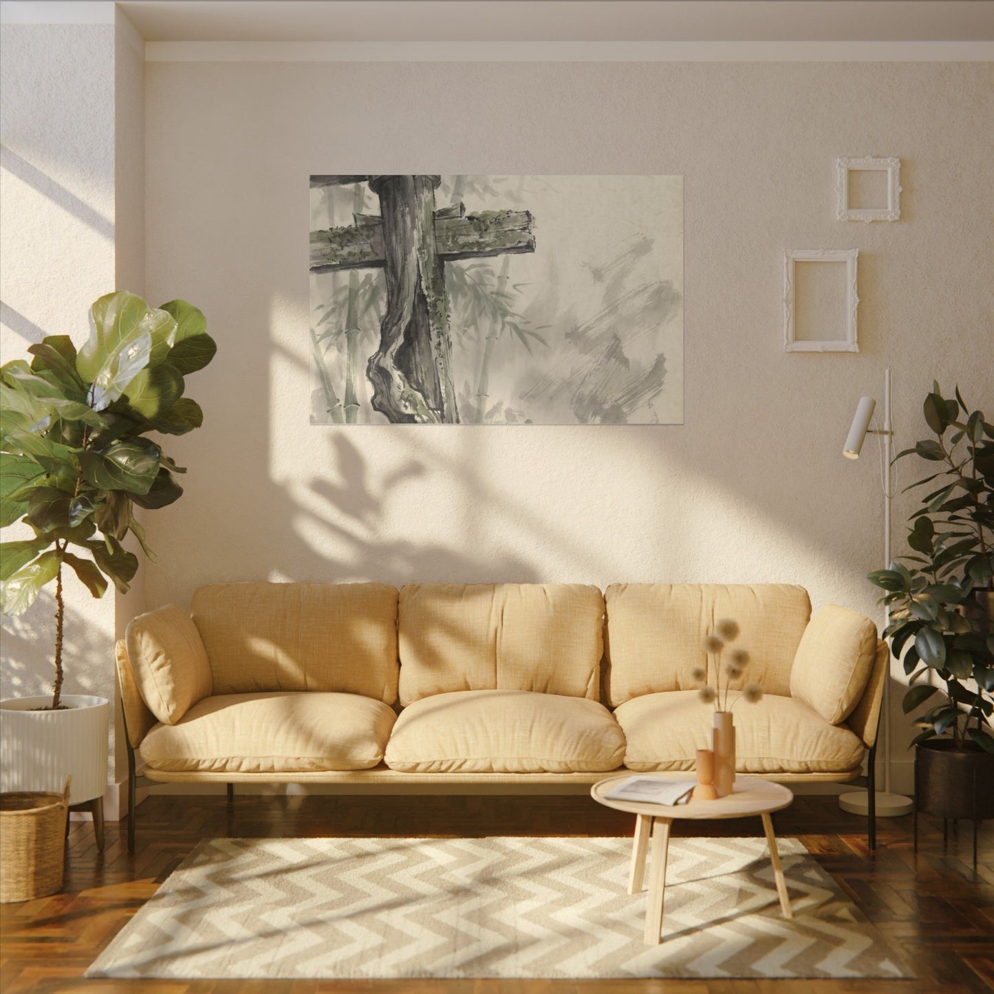 Torii Gate Summer Canvas Art | Zen Tranquil Design