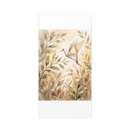 Fukinsei Paper Fold Canvas Art - Japandi Watercolor