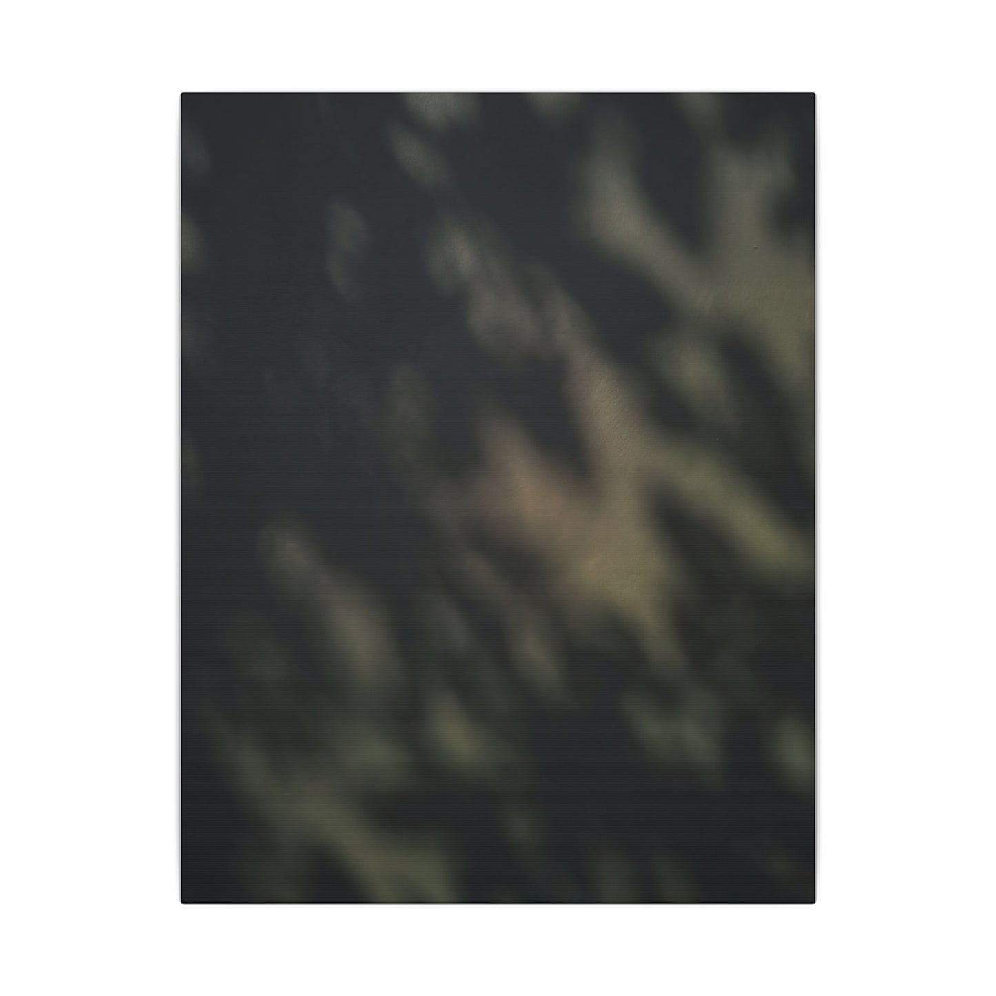 Dappled Shadow Play Canvas Art - Dark Japandi Ma