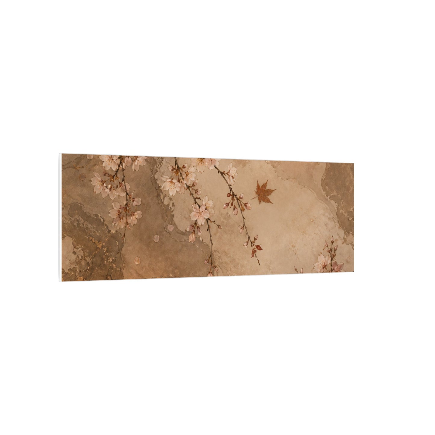 Cherry Blossom Canvas Art | Autumn Japandi Japanese Pattern Art