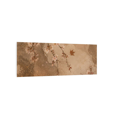 Cherry Blossom Canvas Art | Autumn Japandi Japanese Pattern Art