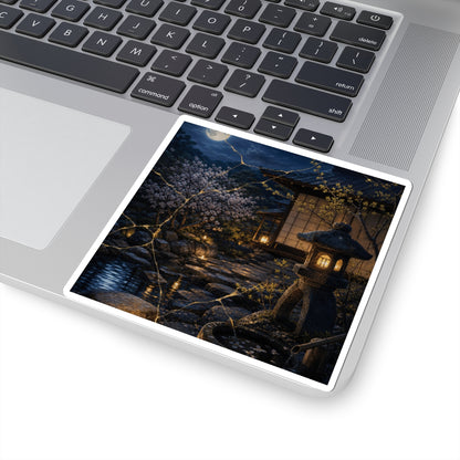 Seijaku Moonlit Garden Sticker - Kintsugi Gold Vein