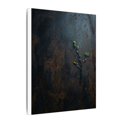 Rust Patina Moody Minimal Canvas Art | Moody Dark Japandi Art