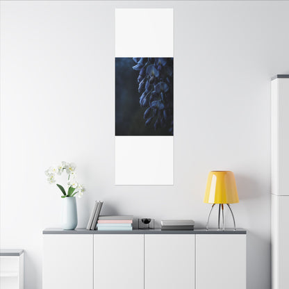 Winter Wisteria Shadow Zen Canvas Art | Atmospheric Decor