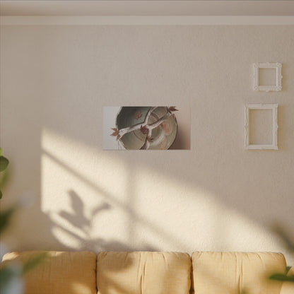Dawn Ceramic Bowl Canvas Art - Japandi Fukinsei