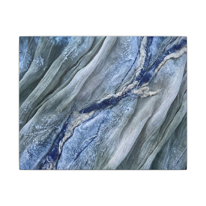 Moonlight Silk Drape Canvas Art - Japandi Mono No Aware