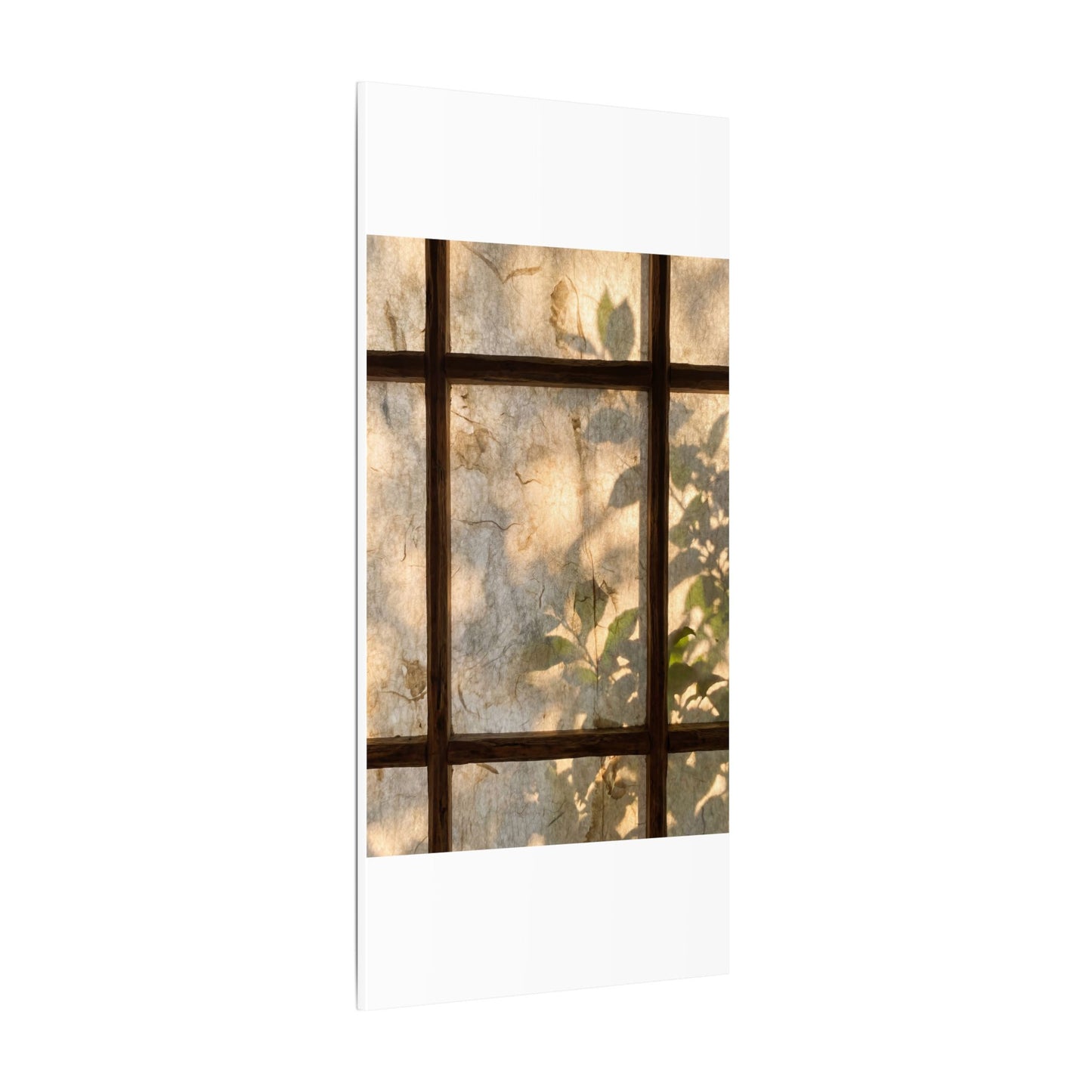 Golden Hour Shoji Screen Canvas Art - Japandi Mono No Aware