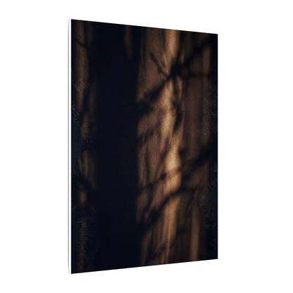 Winter Shadow Play Moody Minimal Canvas Art | Luxurious Decor