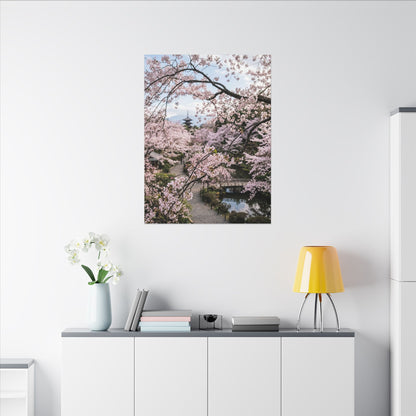 Japandi Ceramic Bowl in Golden Hour | Watercolor Canvas Art