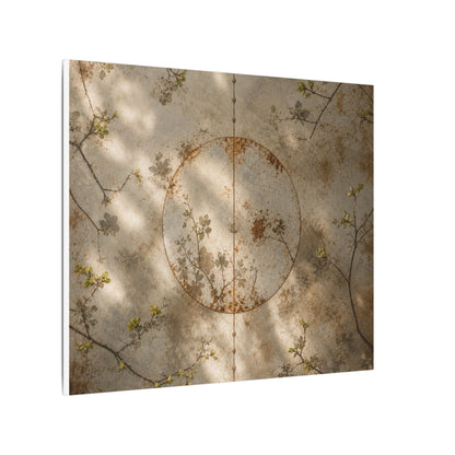 Japandi Rust Patina in Dappled | Japanese Pattern Canvas Art
