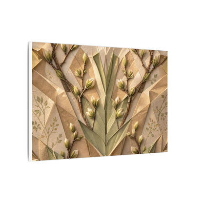 Kanso Paper Fold Canvas Art - Japandi Japanese Pattern